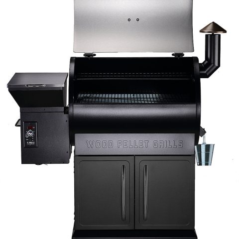 Z Grills ZPG-700E - Wood Pellet Grill and Smoker with Cabinet Storage 694 sq. in. - Stainless Steel