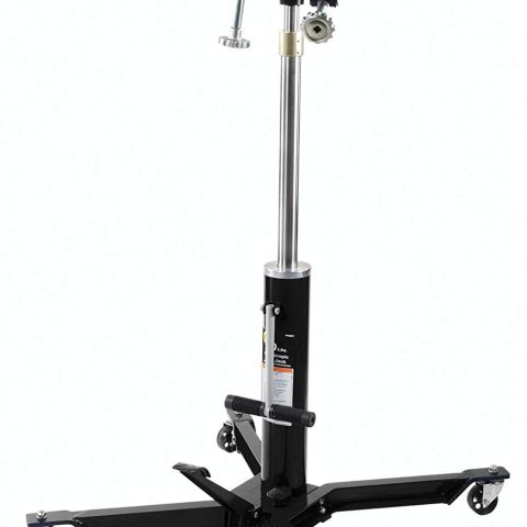 Omega 41000C Black Telescopic Transmission Jack - 1000 lbs. Capacity
