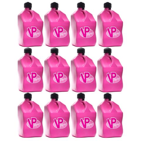 VP Racing 5.5 Gallon Motorsport Racing Fuel Utility Jug, Pink (12 Pack)