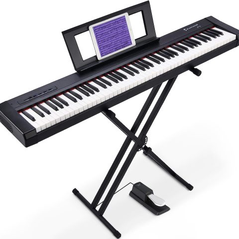 Starfavor Beginner Electric Keyboard Weighted