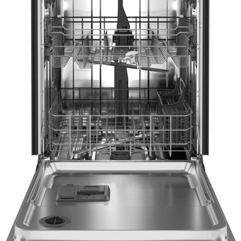Whirlpool - 24" Top Control Built-In Dishwasher with Stainless Steel Tub, Large Capacity, 3rd Rack, 47 dBA - Stainless steel