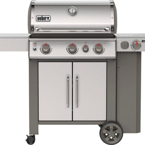 Weber - Genesis II S-335 3-Burner Propane Gas Grill - Stainless Steel