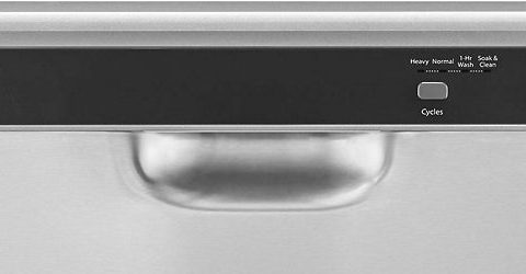 Whirlpool - 24" Tall Tub Built-In Dishwasher - Monochromatic stainless steel