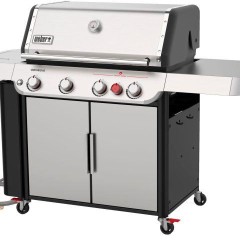 Weber - Genesis S-435 Natural Gas Grill - Stainless Steel