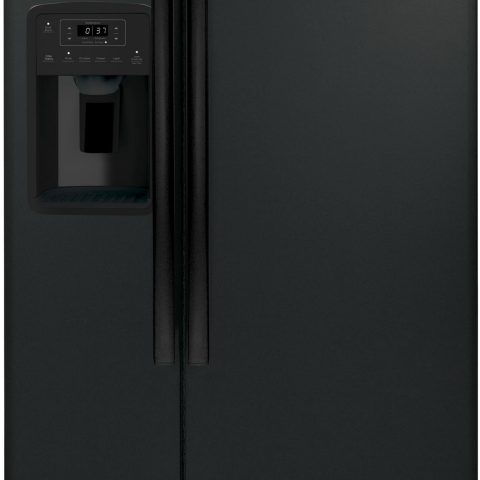 GE APPLIANCES GSS23GGPBB side by side freestanding refrigerator