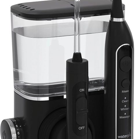Waterpik Complete Care 9.0 Sonic Electric Toothbrush with Water Flosser, CC-01 Black, 11 Piece Set
