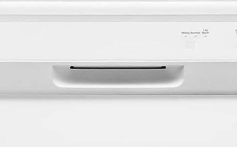 Whirlpool - 24" Front Control Built-In Dishwasher with 1-Hour Wash Cycle, 55dBA - White