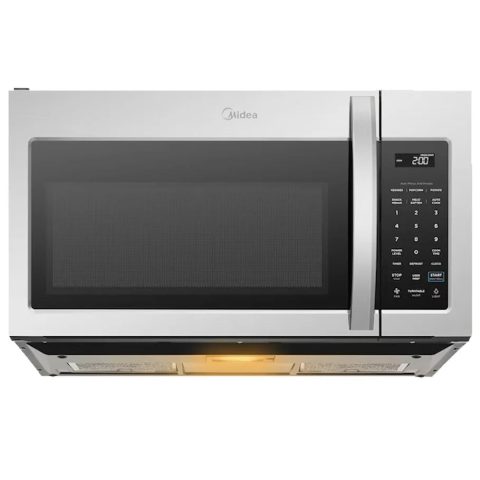 Midea 1.7 Cu. Ft. Stainless Steel Over-the-Range Microwave