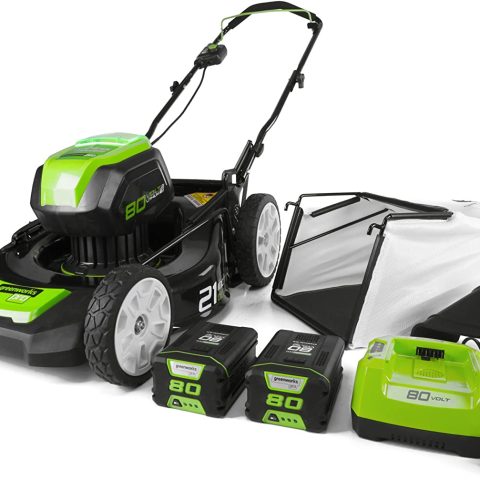 21-Inch 80V Lawn Mower, (2) 2Ah Batteries and Charger Included GLM801601