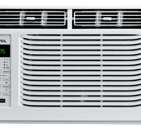 TCL 5，000 BTU White Window Air Conditioner with Remote